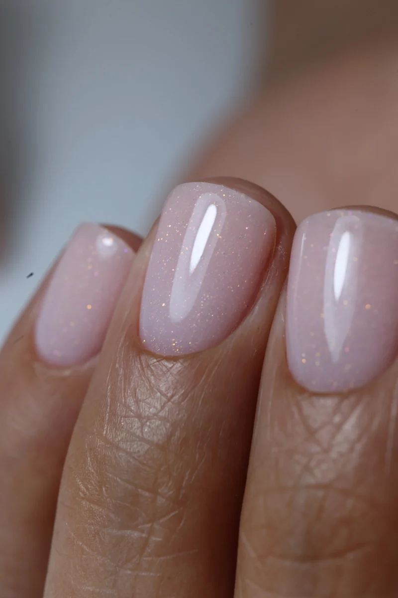 Pale pink manicure by Natalia